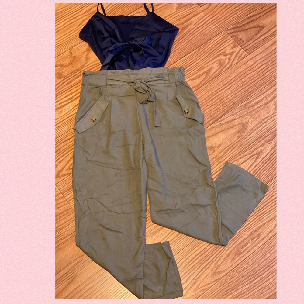 PAPERBAG HIGH WAIST PANTS ✨NWOT